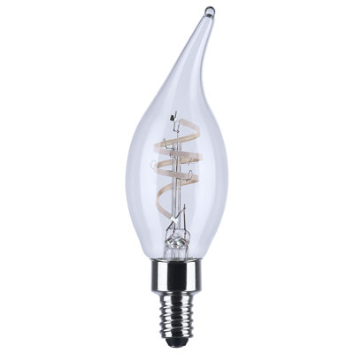4 Watt CA11 LED Deena Flex Grey Coil Filament E12 2700K 120 Volt