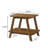 Mid-Century Modern Wood Shelf End Table