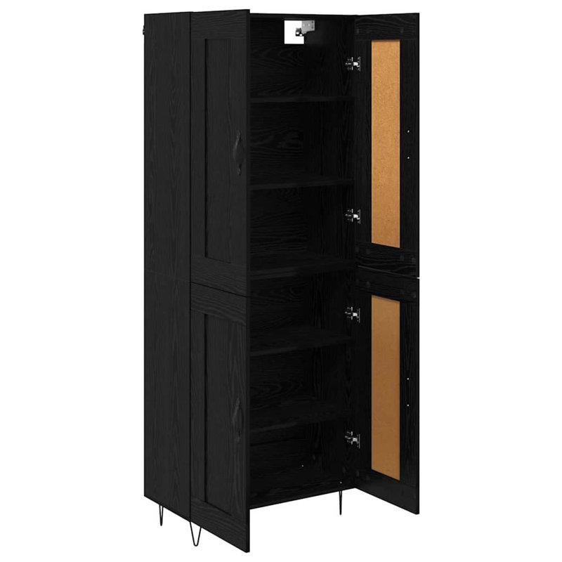 69.5cm Sideboard, Black Oak