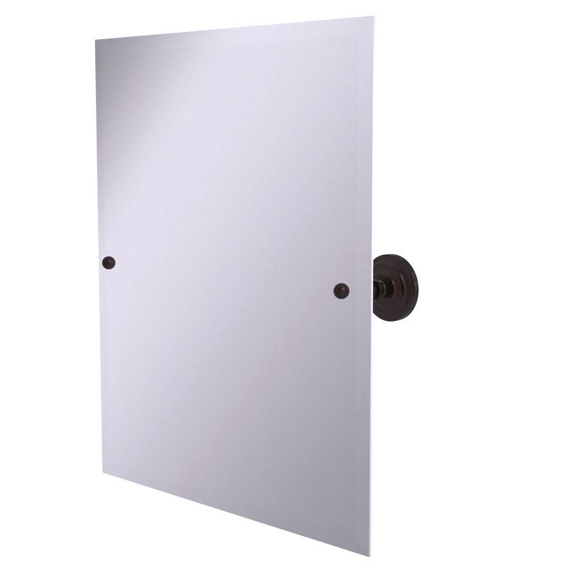 Miroir rectangulaire inclinable 21 "x 26" Jhene, Bronze antique