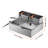 3000W Commercial Electric Deep Fryer Countertop - Dual Basket Stainless Steel Restaurant Fryer with Temperature Control