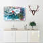 Wind Surfing in Abstract - Wrapped Canvas-55303474