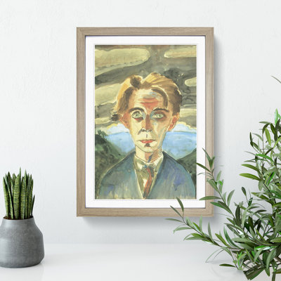 Self-Portrait Vol.3 by Walter Gramatte - Picture Frame Painting