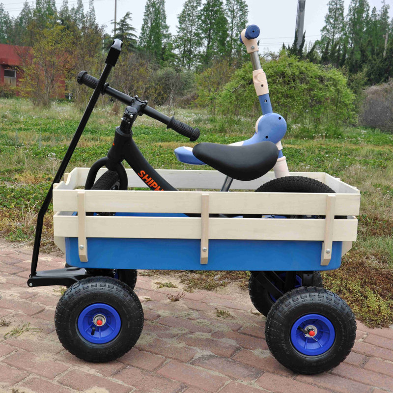 Chariot de jardin pour l'extérieur, Bleu
