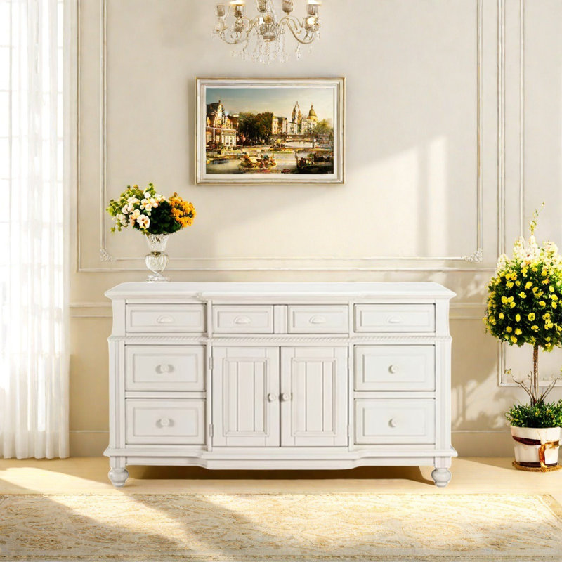 Vintage Cream Dressing Table