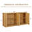 64-Inch Wave Shaped TV Stand