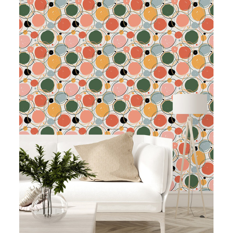 Keddy Polka Dots Tile, 2.08' W x 18.75' L
