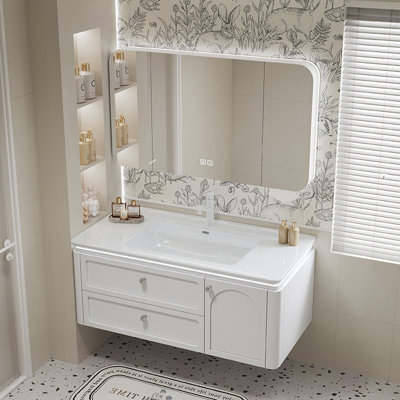 Armoire de salle de bain simple et moderne