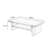Minimalist living room rectangular coffee table