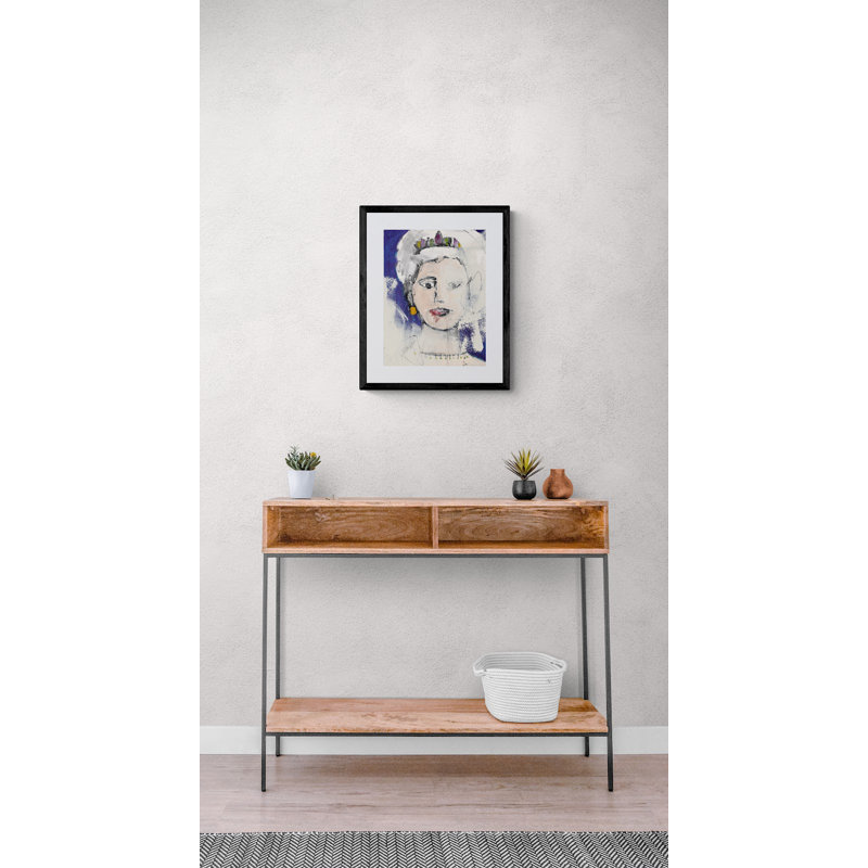 Queen Of Particular Circumstances Print by Jacquie Gouveia, 33" H x 25" W x 2" D, Black Framed Canvas, No Mat