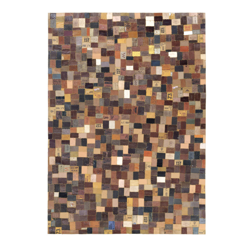 Margrett Abstract Hand Woven Area Rug, Rectangular 120 x 180cm