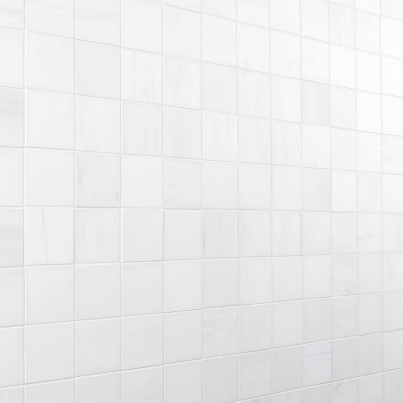 Bianco Dolomite 12x12 Honed Marble Mosaic Tile