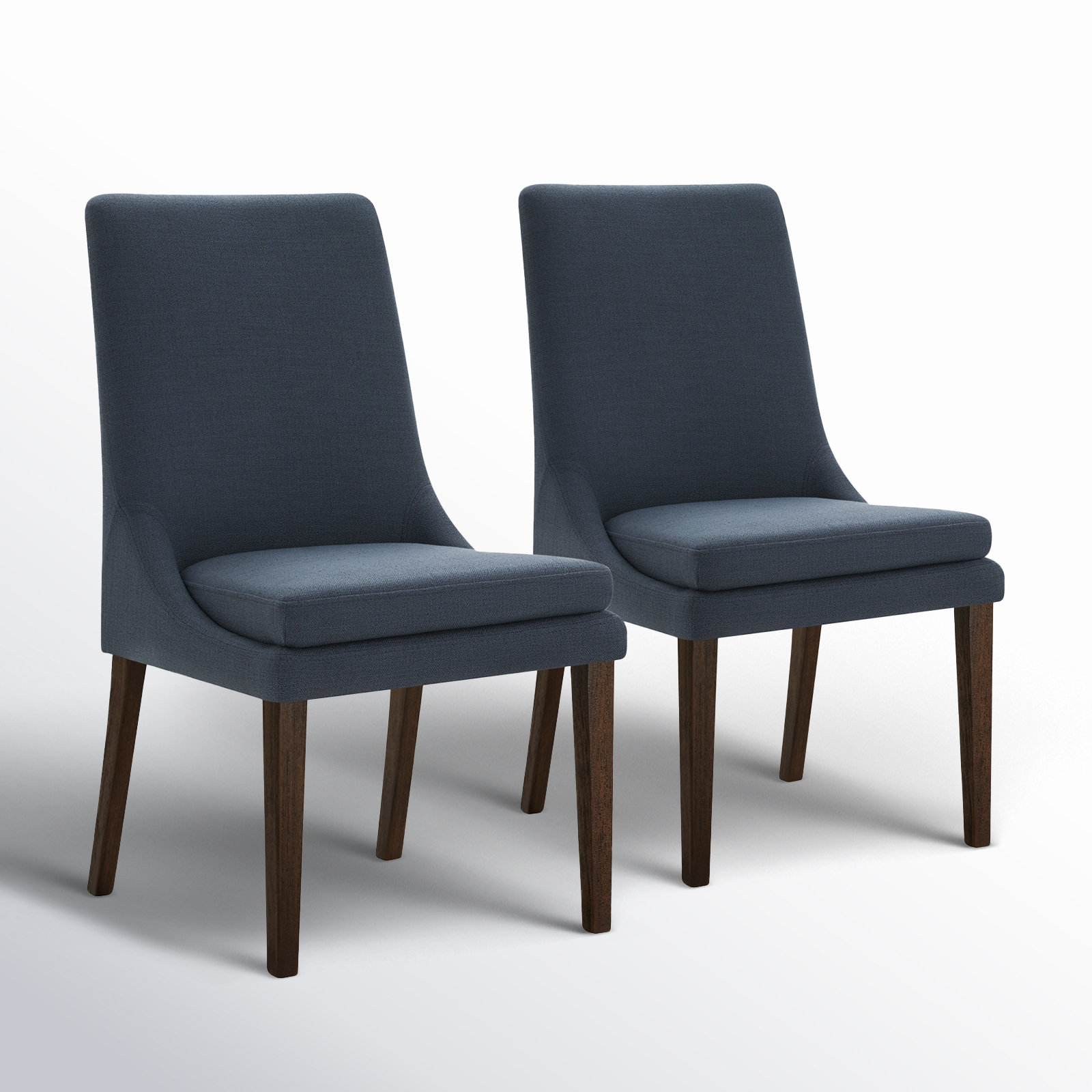 Niara Dining Chair, Effie Indigo Linen