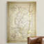 « illinois sketch map ii », reproduction d’impression sur toile tendue-1077051918