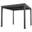 10 pi. L 10 pi. D Pergola en aluminium avec toit à persiennes réglable motorisé