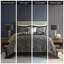 Ensemble de literie réversible pour très grand lit, maison de chambre traditionnelle en jacquard rembourré de coton