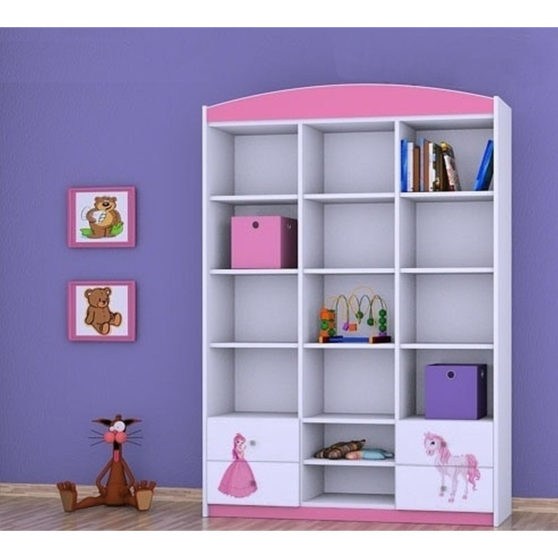 Jerome 183cm H X 132cm W Kids Cube, Pink
