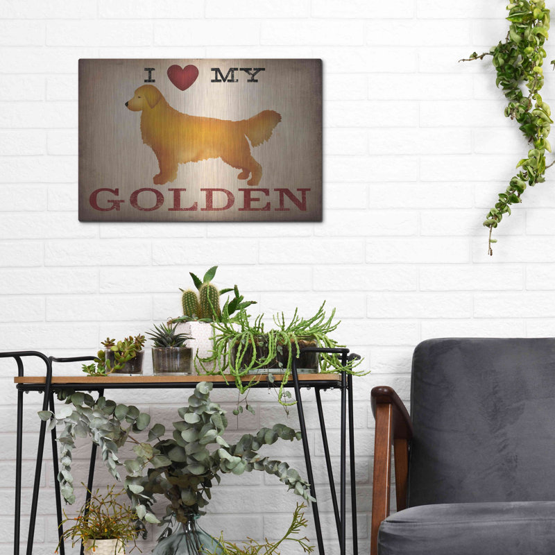 «Golden Dog At Show Love III» par Ryan Fowler, H 12 po x l 16 po