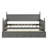 Stylish And Functional Twin Size Daybed With Storage Drawers In Gray