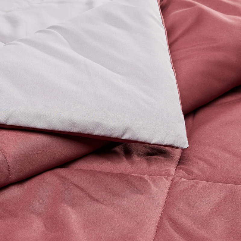 Couverture d'édredon réversible en microfibre légère