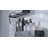 2-Piece Adhesive Shower Caddy Set, Rustproof Stainless Steel Bathroom Shelves with Hooks, Drill-Free Wall-Mounted Shower Organizer-976889075-976889073