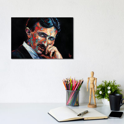 " Nikola Tesla " Oil Painting