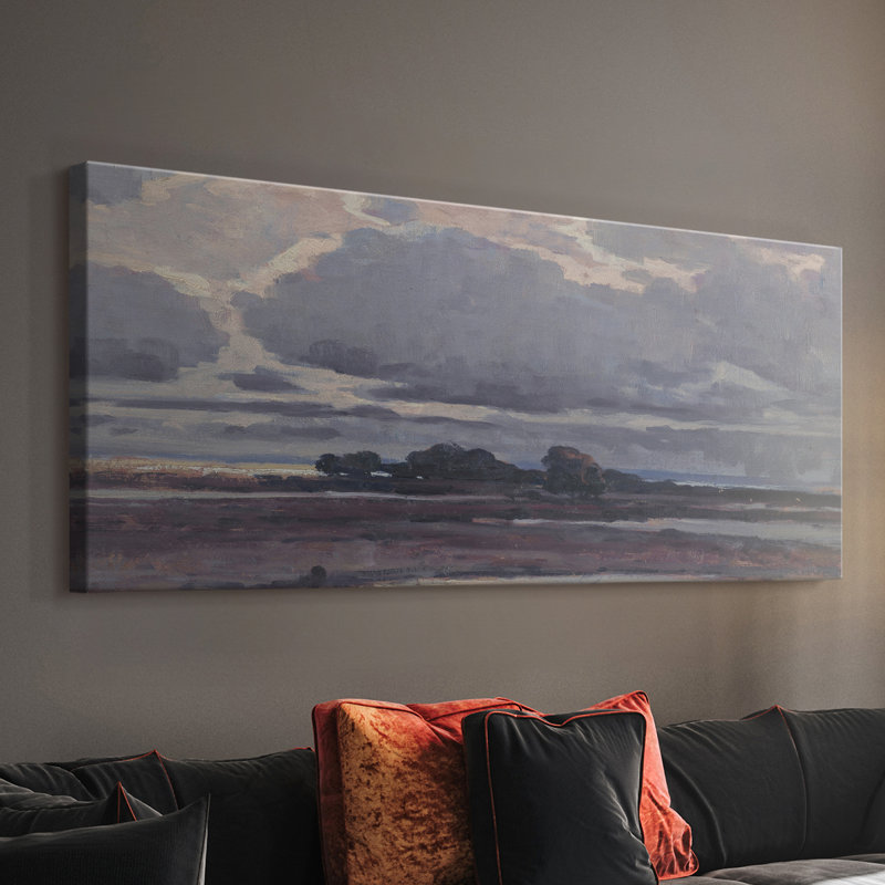 Série paysage - CM XXXV - Toile tendue avec châssis - Prêt à accrocher, H 12 po x l 30 po