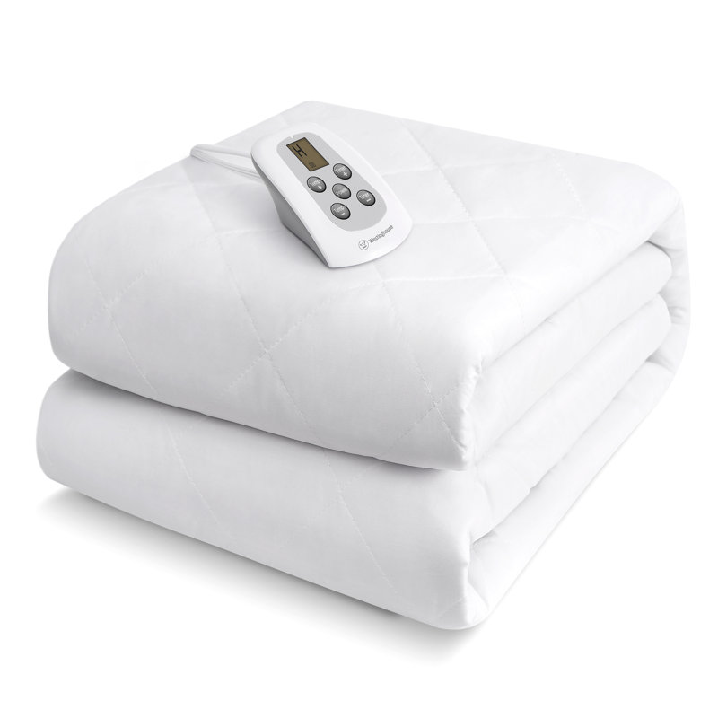 Protège-matelas chauffant Westinghouse, lavable à la machine, Double