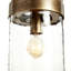 Luminaire suspendu cylindrique 1 lumière Zigler