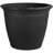 Anjelica Polyresin Large Round Outdoor Planter - 24" - Matte Black - Set of 2-1000136789