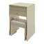 Table de coiffeuse avec miroir et tabouret-114337650