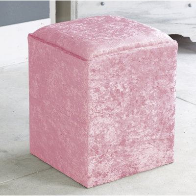 Henriquez 40 cm W Velvet Square Ottoman