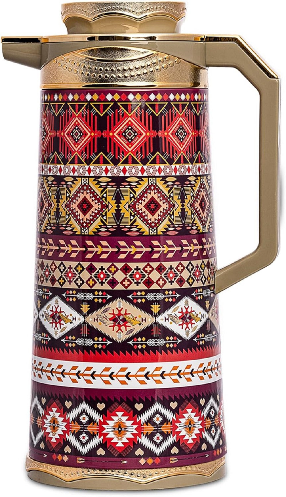 SAFURA Stainless Metal Coffee Carafe Insulated Vacuum Water Flask