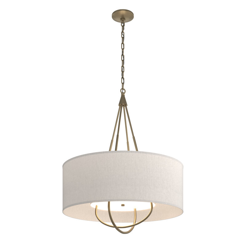 Loop 4 - Light Chandelier, Soft Gold, Flax, Soft Gold