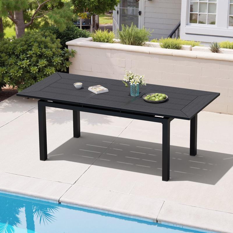 Table de salle à manger extensible L 82,8 po x l 33,7 po