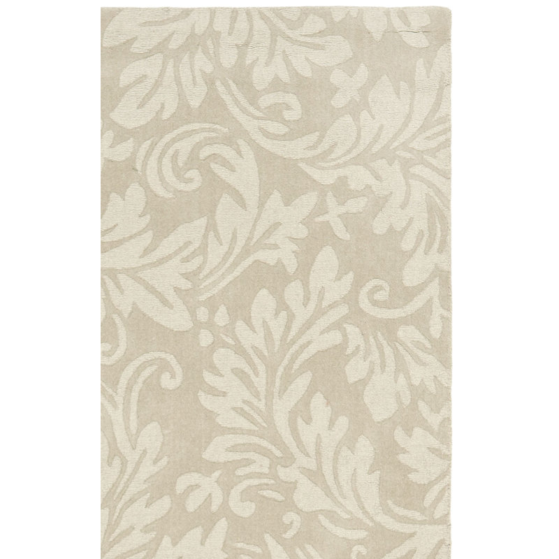 Montreal Hand Loomed Wool Floral Rug, Rectangle 3' x 5'
