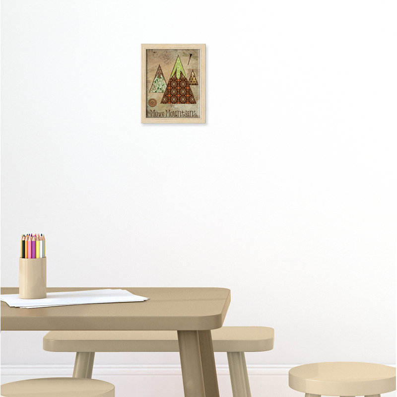 Vintage Boys 3' Wall Decal, 11" H x 9" W x 1.1875" D, Beige Box Framed