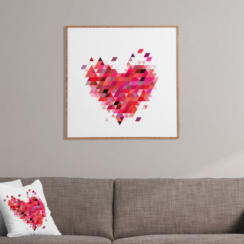 « cardiaque », impression encadrée