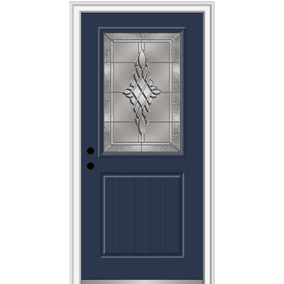 Grace 80'' Fiberglass Front Entry Doors