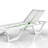 Adjustable Aluminum Frame Outdoor Lounger Outdoor Chaise Lounge-101073339