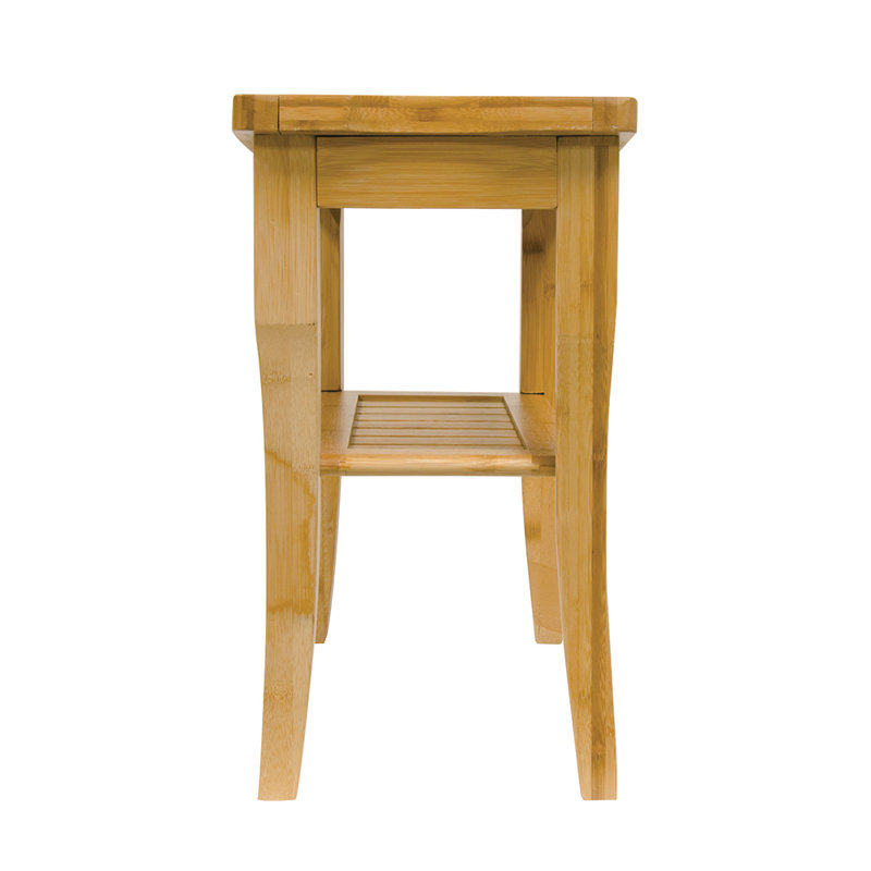Banc de douche en bambou l 10 "