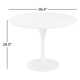 Flow 39.4'' Round Dining Table