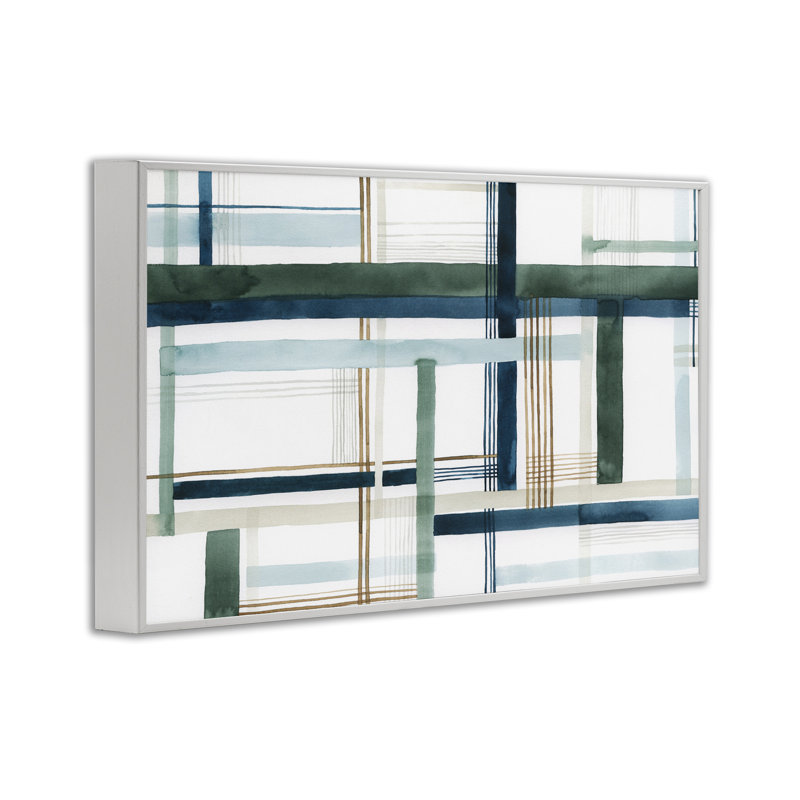 «Giclee Art» par Grace Popp, Giclée encadrée blanc bord de mer, H 12 po x l 18 po