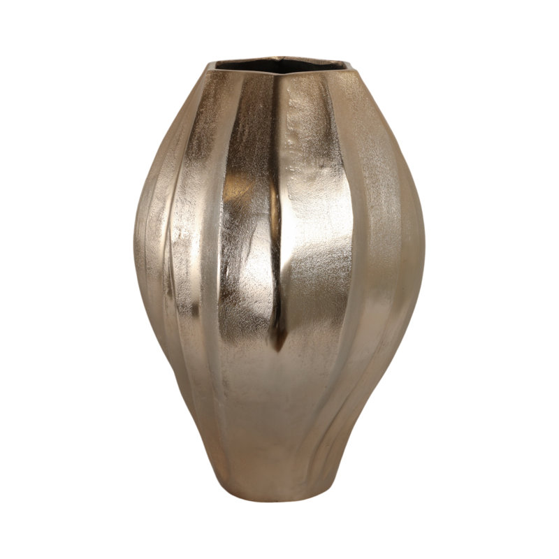 Racine Handmade Aluminum Table Vase, 18" H x 18" W x 12" D