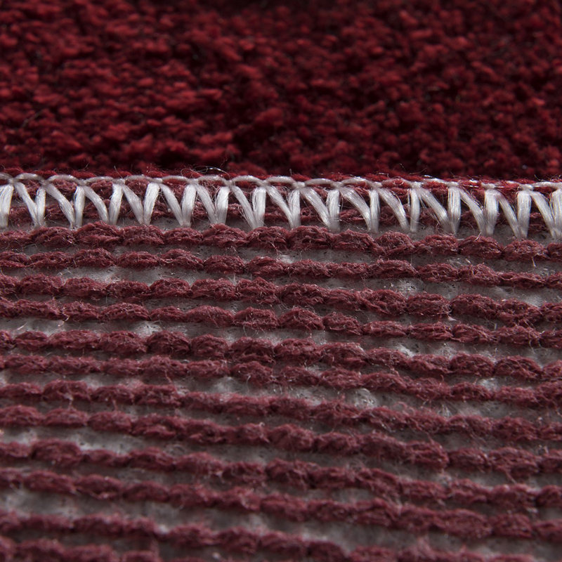 Tapis pour salle de bain Lemay, Rouge