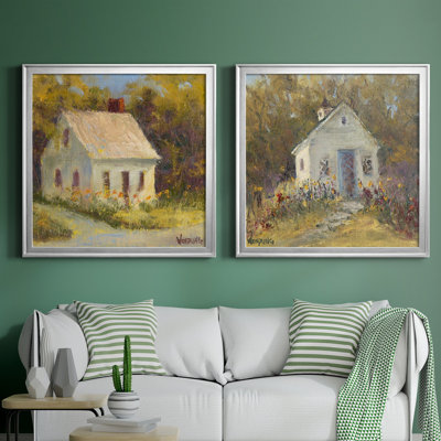 " Sweet Cottage I " 2 - Pieces