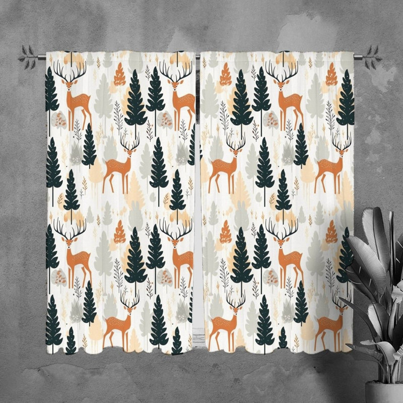 Paire de rideaux obscurcissant en polyester Yveth, L 20 po x L 82 po