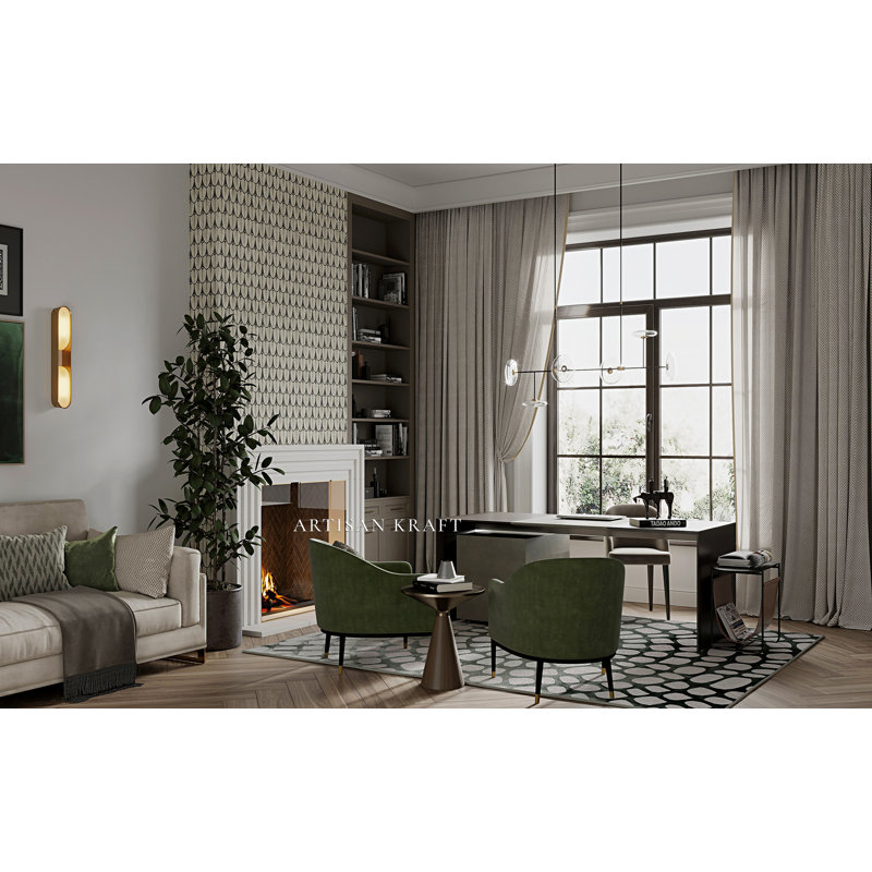 Gatsby Cast Stone Fireplace Surround, 71", Gray