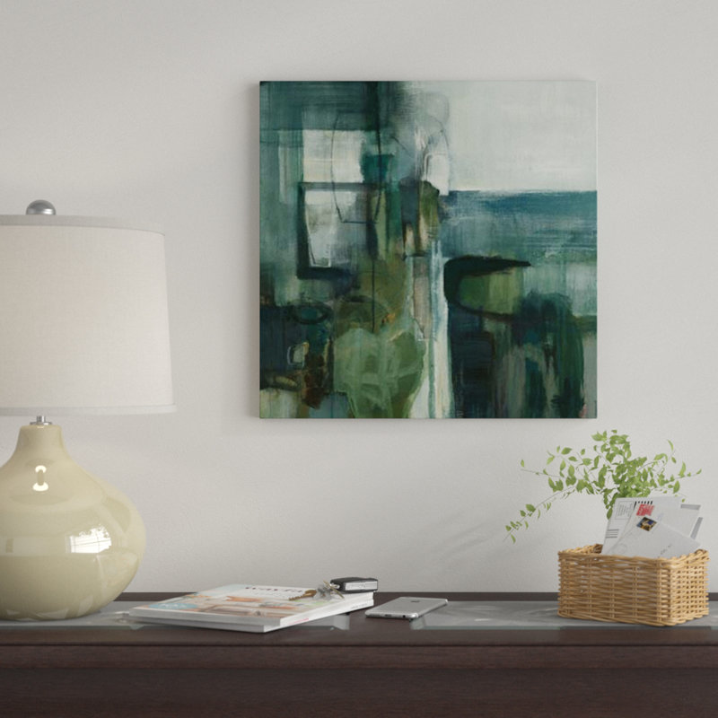 «Geometric», reproduction sur toile, H 48 po x l 48 po x P 1,5 po, Pas de tapis, Toile tendue