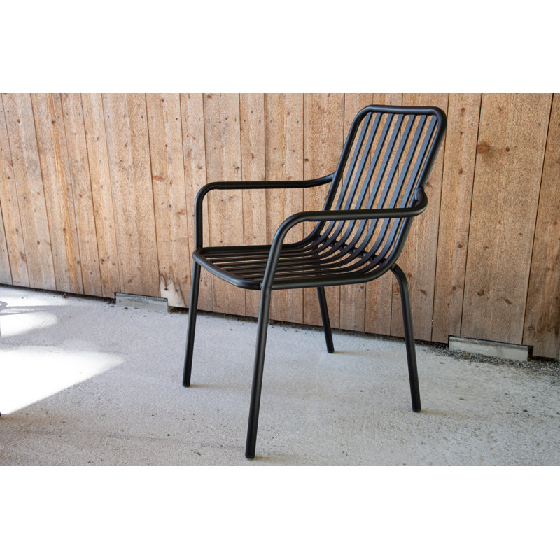 Peking Diningchair Aluminium - Beige / 55*60,5*87, Black